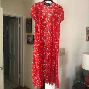 Realisation Par Dress The Teale in Rouge Fleur (red) XS